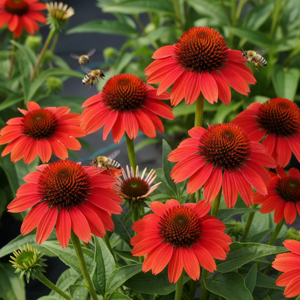 Tomato Soup Echinacea Seeds for Garden Planting