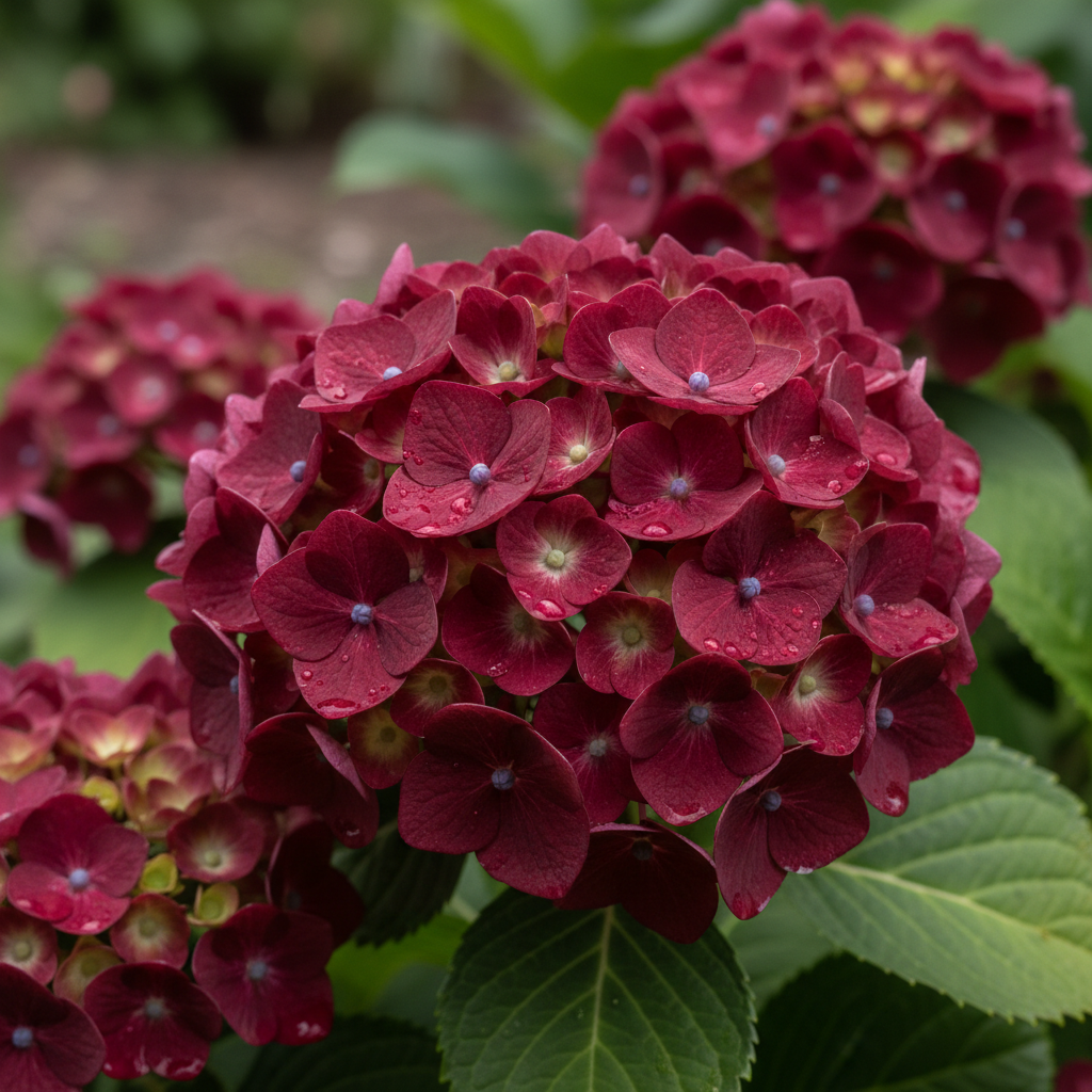 Burgundy Hydrangea Flower Seeds for Planting