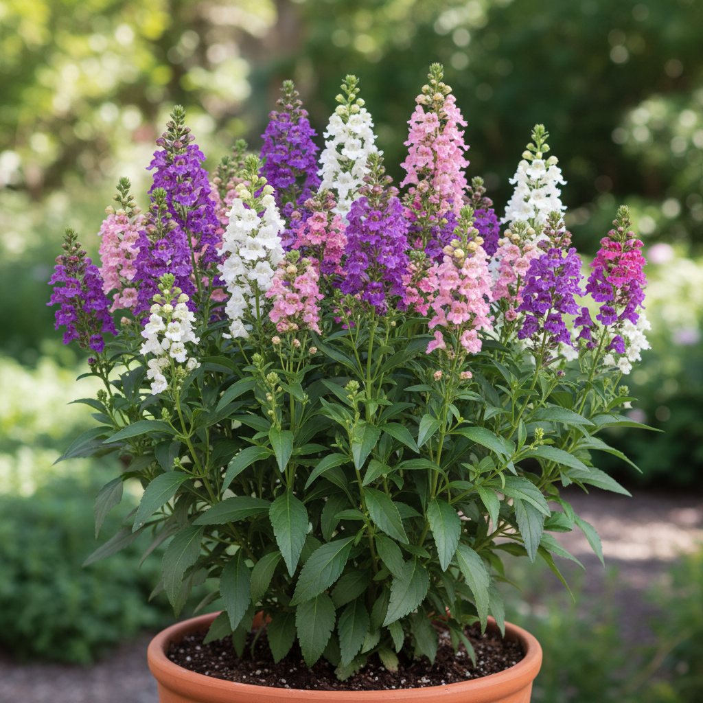 Perennial Angelonia Serena Summer Snapdragon Flower Seeds - Snapdragon Flower Seeds for Garden