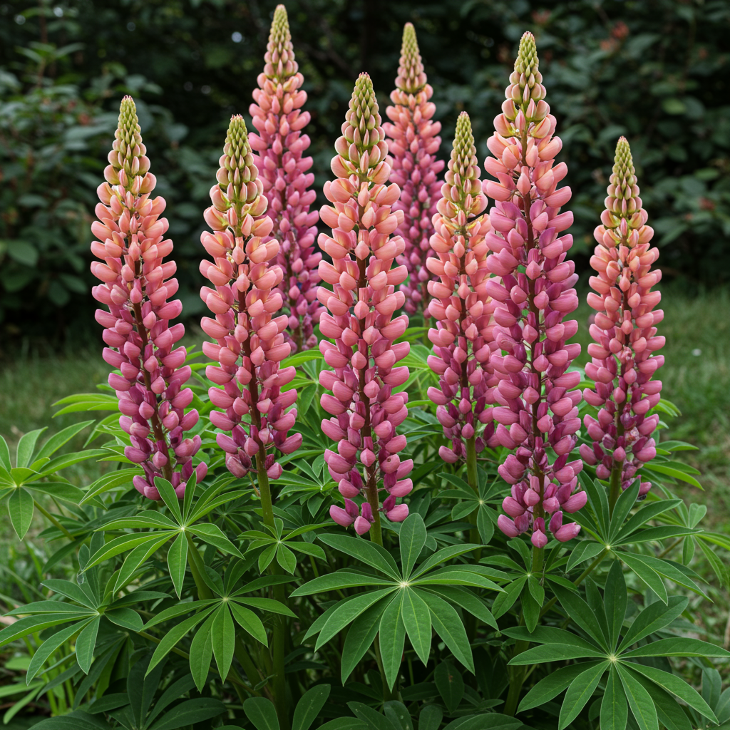 Lupin Russell The Chatelaine Pink Seeds for Garden Planting