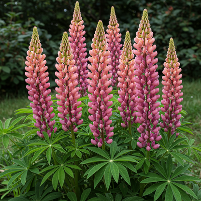 Lupin Russell The Chatelaine Pink Seeds for Garden Planting