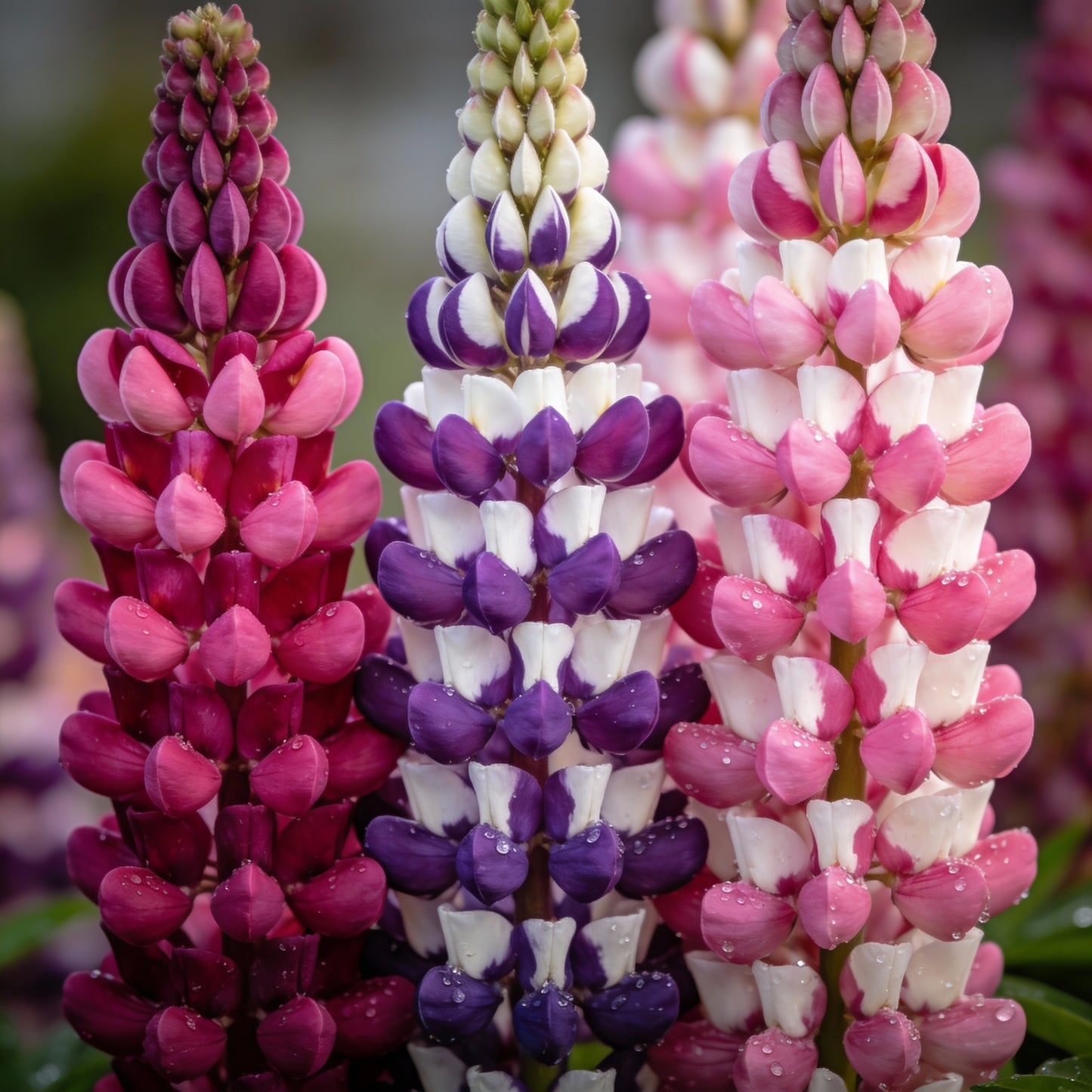 Seed Lupin Hartwegii Avalune Bicolour Mix for Garden Planting