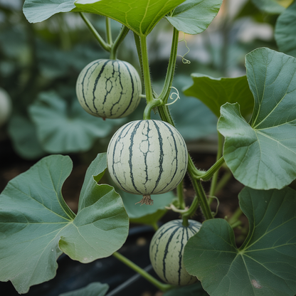 Prescott Fond Blanc Oka Melon Seeds - Heirloom Melon Seeds for Home Garden