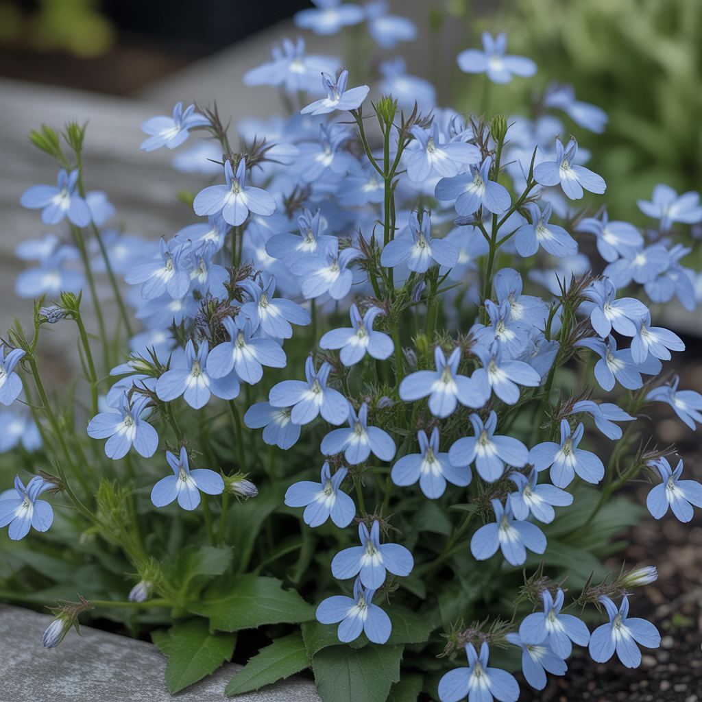 Lobelia Edging Variety Cambridge Blue Flower Seeds for Planting