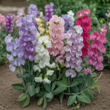 Sweet Pea Tall Old Times Flower Seeds for Planting