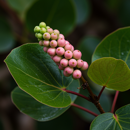 Sea Grape Seeds – Coccoloba uvifera Tropical Fruit Tree Seeds
