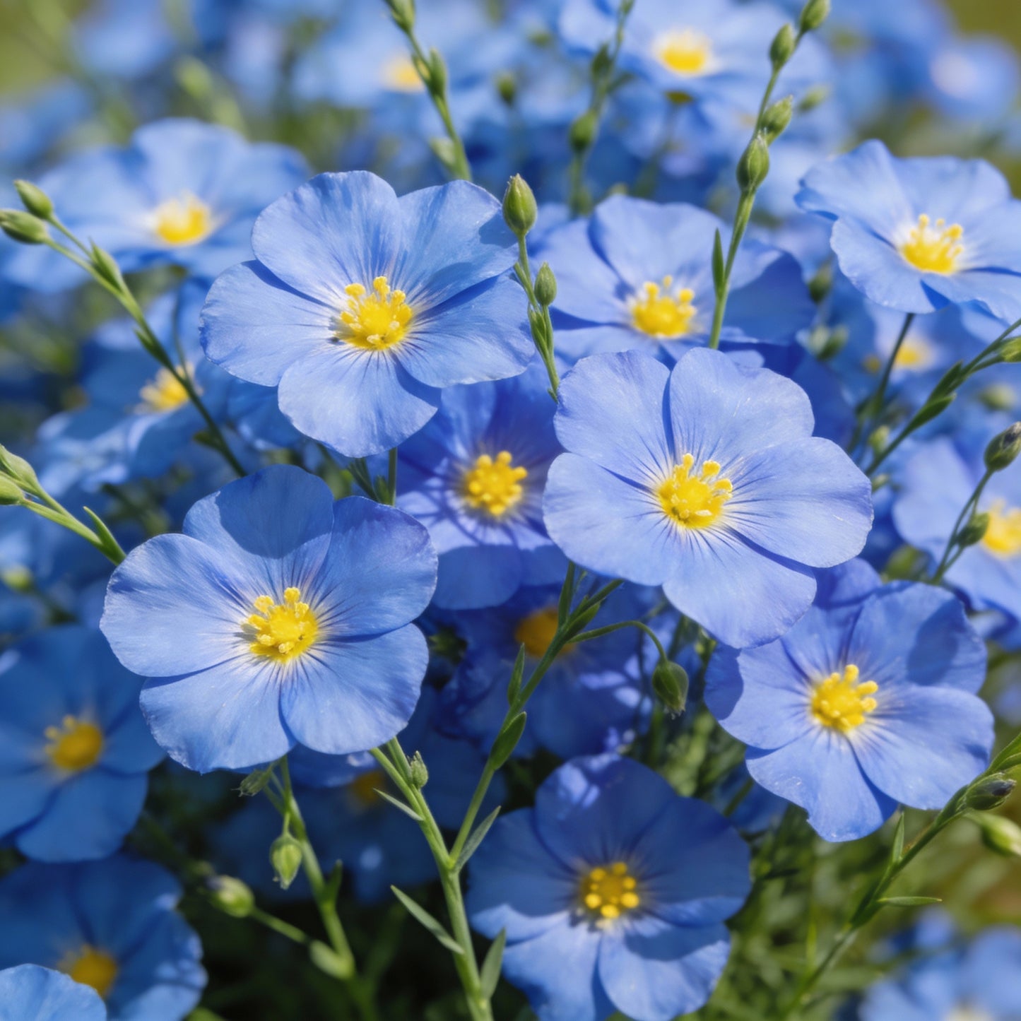 Linum Perenne Perennial Flax Flower Seeds for Garden Planting