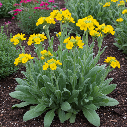 Wallflower Seeds - Cloth of Gold Variety for Garden Planting