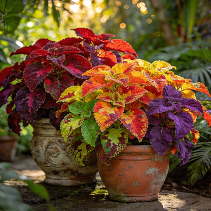 Coleus Kong Mosaic Giant Seeds for Garden Planting