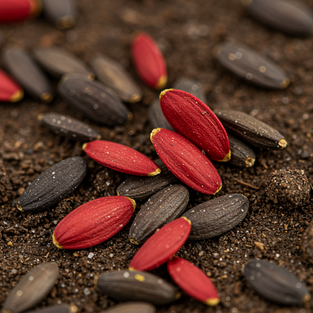 Daisy Pomponet Red Seeds - Daisy Flower Seeds for Garden