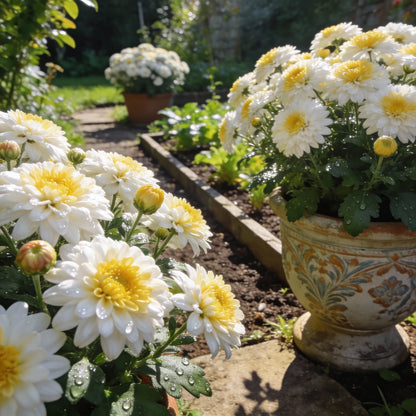Margherita Bella Chrysanthemum Seeds for Garden Planting