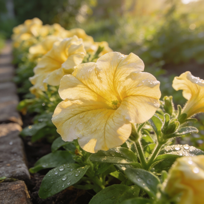 Univalve Geranium Light Yellow Flower Seeds for Garden Planting