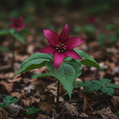 Trillium Erectum Seeds for Woodland and Shade Gardens