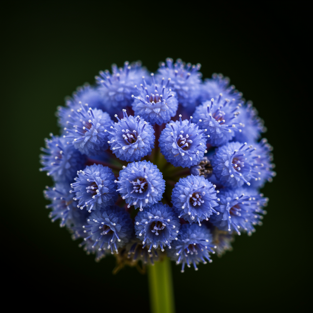 Nema Rare Blue Round Pearl Chlorophytum Flower Seeds for Garden Planting