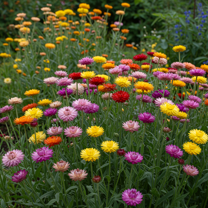 Paper Flower Mix (Helichrysum) Seeds