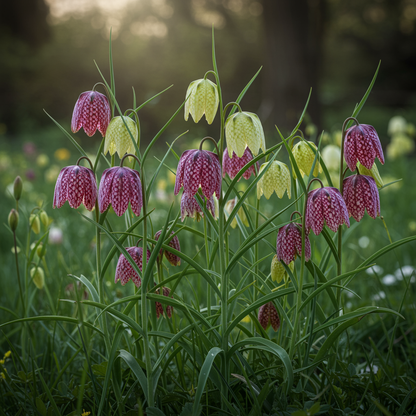 Fritillaria Meleagris Mixed Flower Seeds for Garden Planting