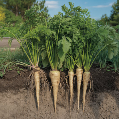 Parsnip Victor F1 Vegetable Seeds – Grow Robust & Flavorful Parsnips