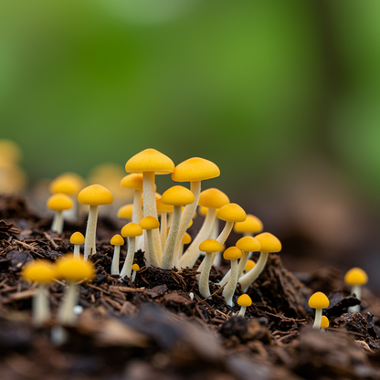 Yellow Gold Oyster Mushroom Seeds for Planting
