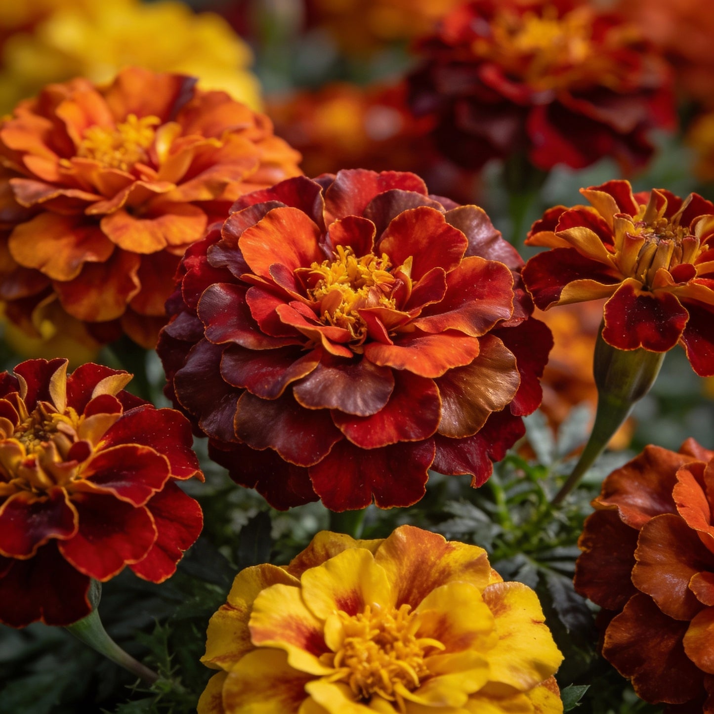 Marigold French Fireball Seeds for Garden Planting