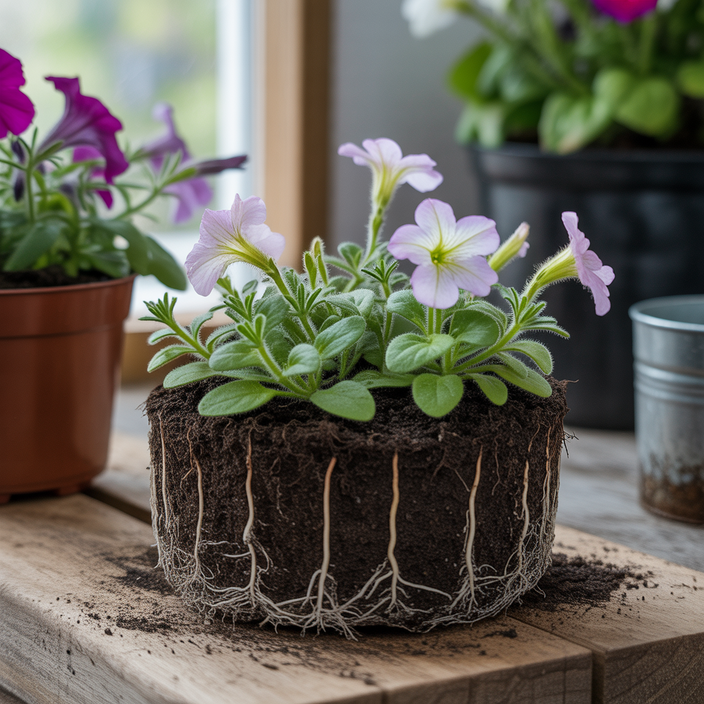 Dwarf Petunia Flower Seeds – Mixed Colors for Hanging Baskets & Containers