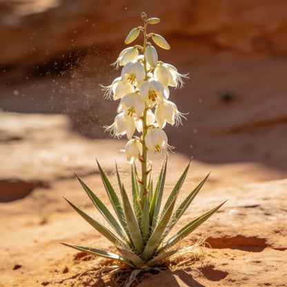 White Yucca Filamentosa Flower Seeds for Garden Planting