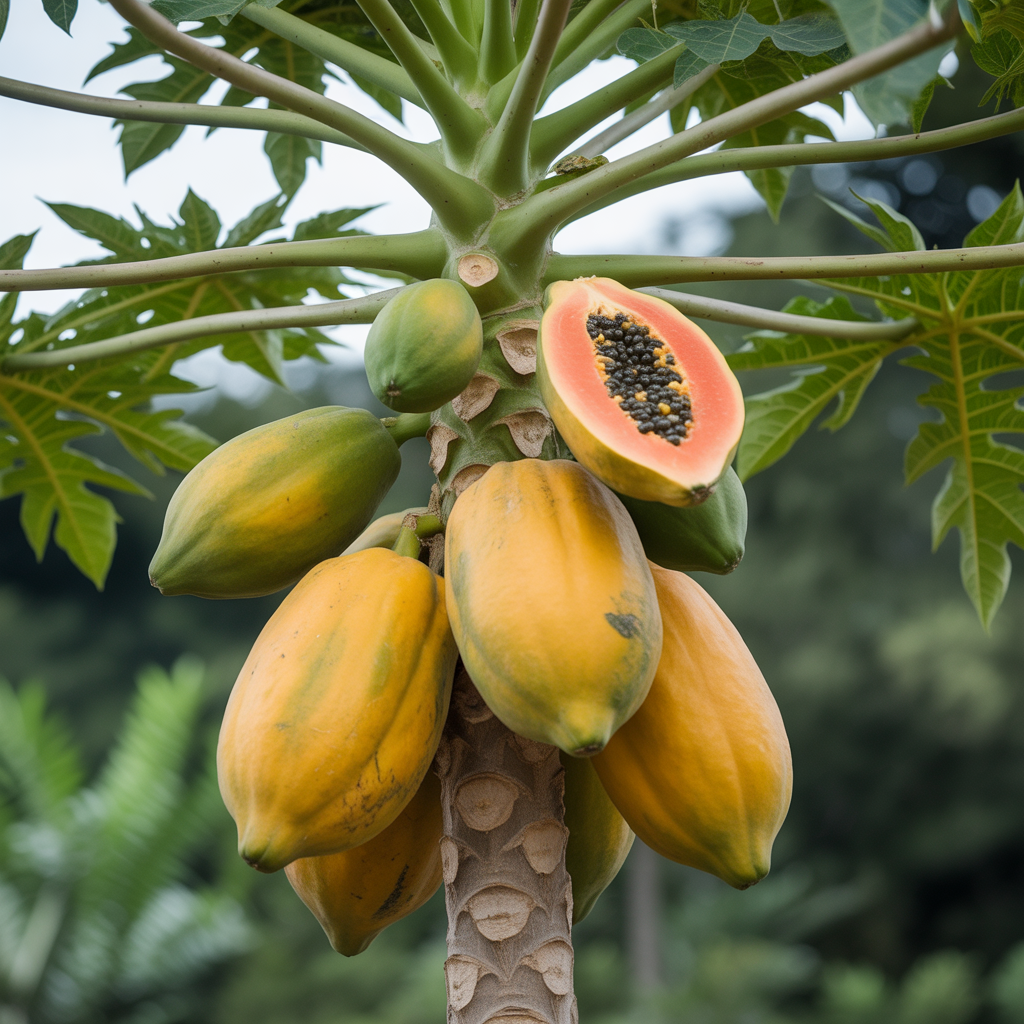 Pusa Dwarf Papaya Seeds – Compact High-Yield Tropical Fruit Seeds