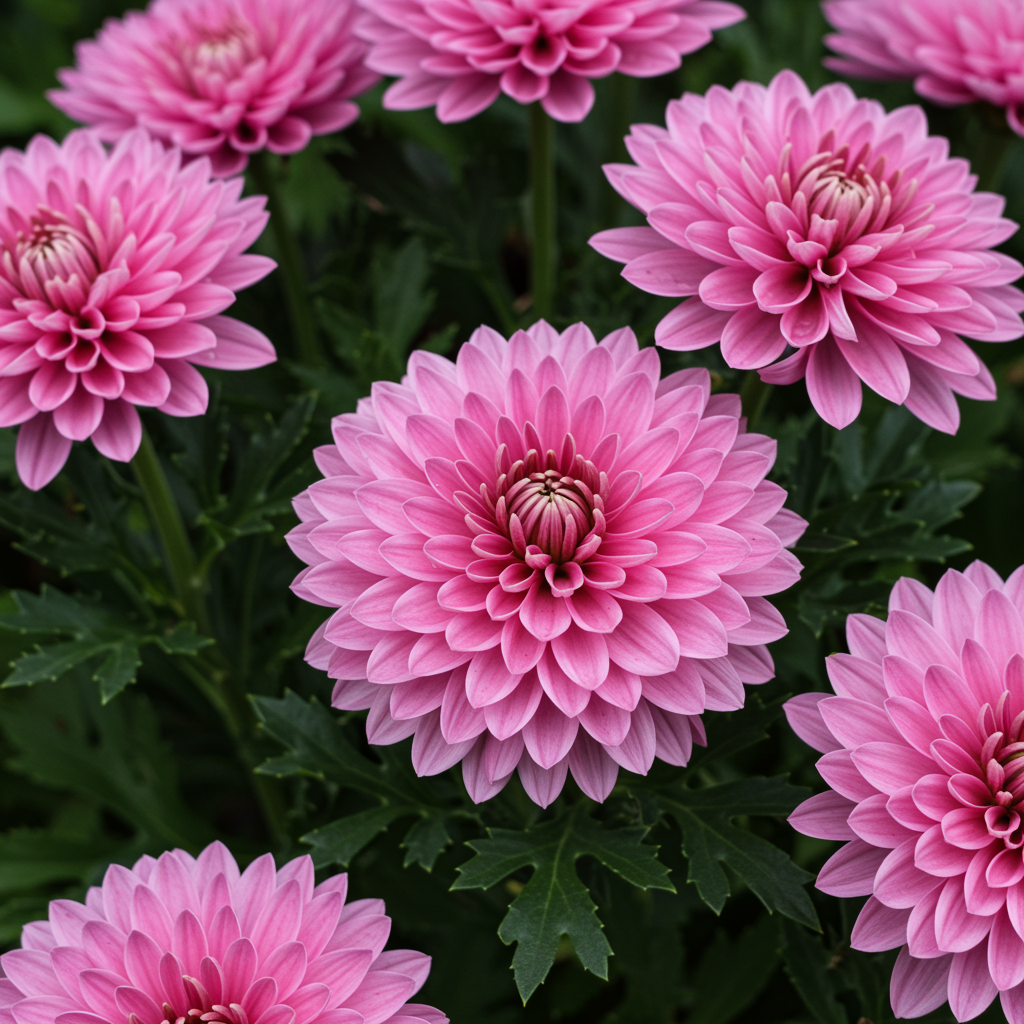 Daisy Double Monstrosa Rose Pink Flower Seeds for Garden Planting