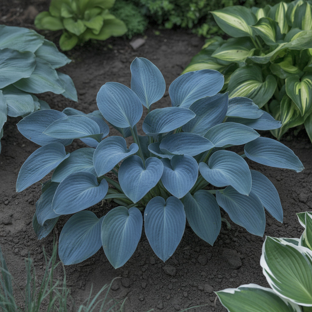 Hosta Seeds for Planting – Heirloom Non-GMO Perennial Shade Plant Dark Blue Foliage Variety