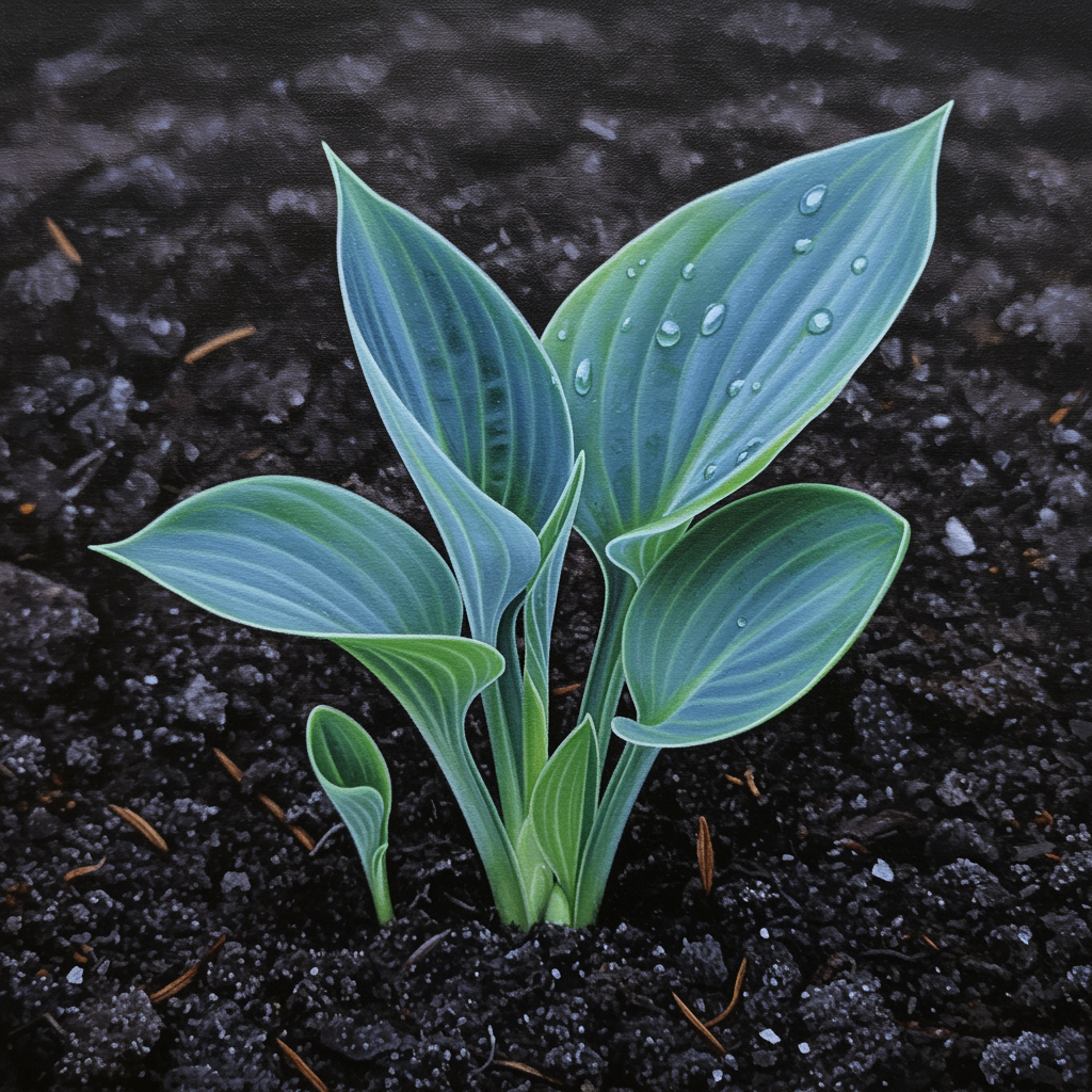 Hosta Seeds for Planting – Heirloom Non-GMO Perennial Shade Plant Blue Green Foliage Variety