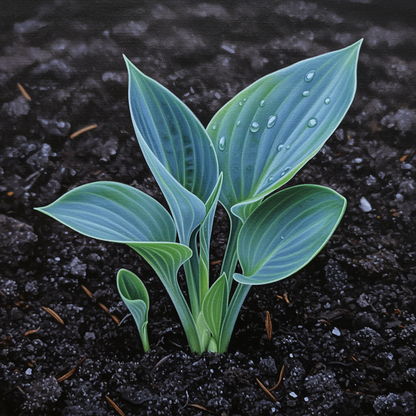 Hosta Seeds for Planting – Heirloom Non-GMO Perennial Shade Plant Blue Green Foliage Variety