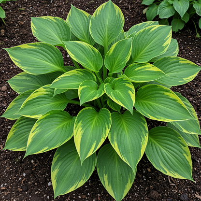 Hosta Seeds for Planting – Heirloom Non-GMO Perennial Shade Plant Yellow-Edged Foliage Variety