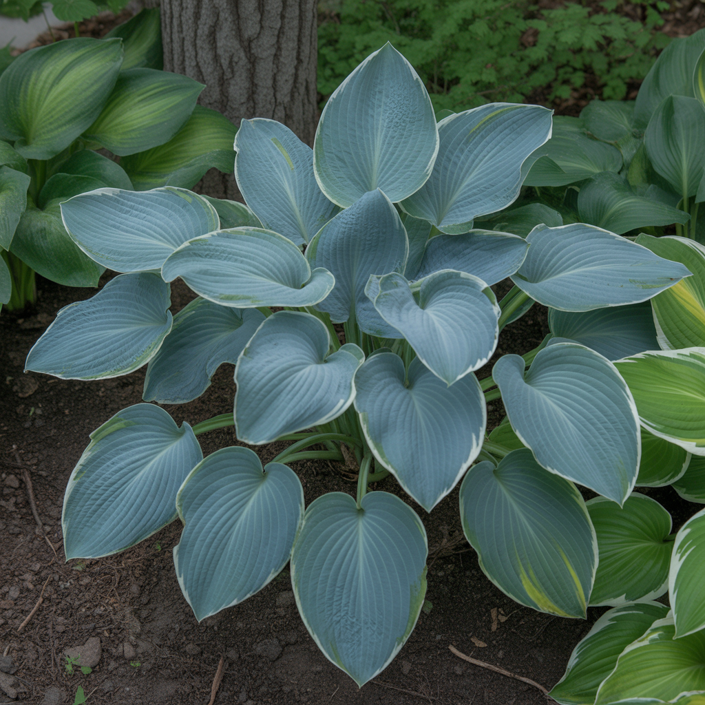 Hosta Seeds for Planting – Heirloom Non-GMO Perennial Shade Plant Silvery Blue Foliage Variety