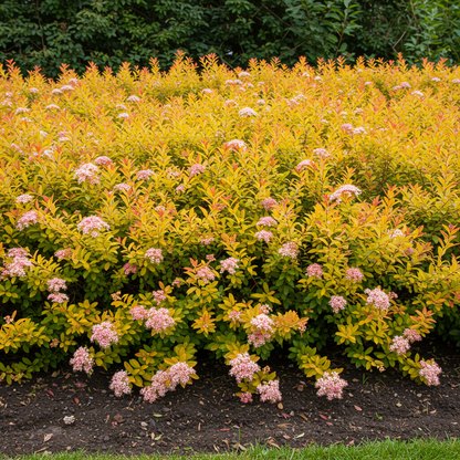 Spiraea Garnet n Gold Seeds – Ornamental Shrub for Planting
