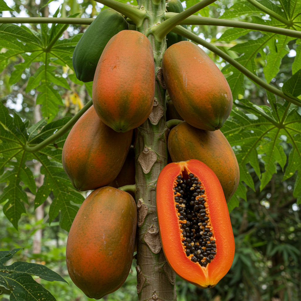 Florida Red Papaya Seeds for Planting – Sweet Juicy Tropical Fruit
