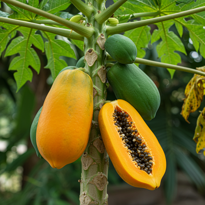 pusa-nanha-papaya-seeds-for-planting-dwarf-high-yield-variety