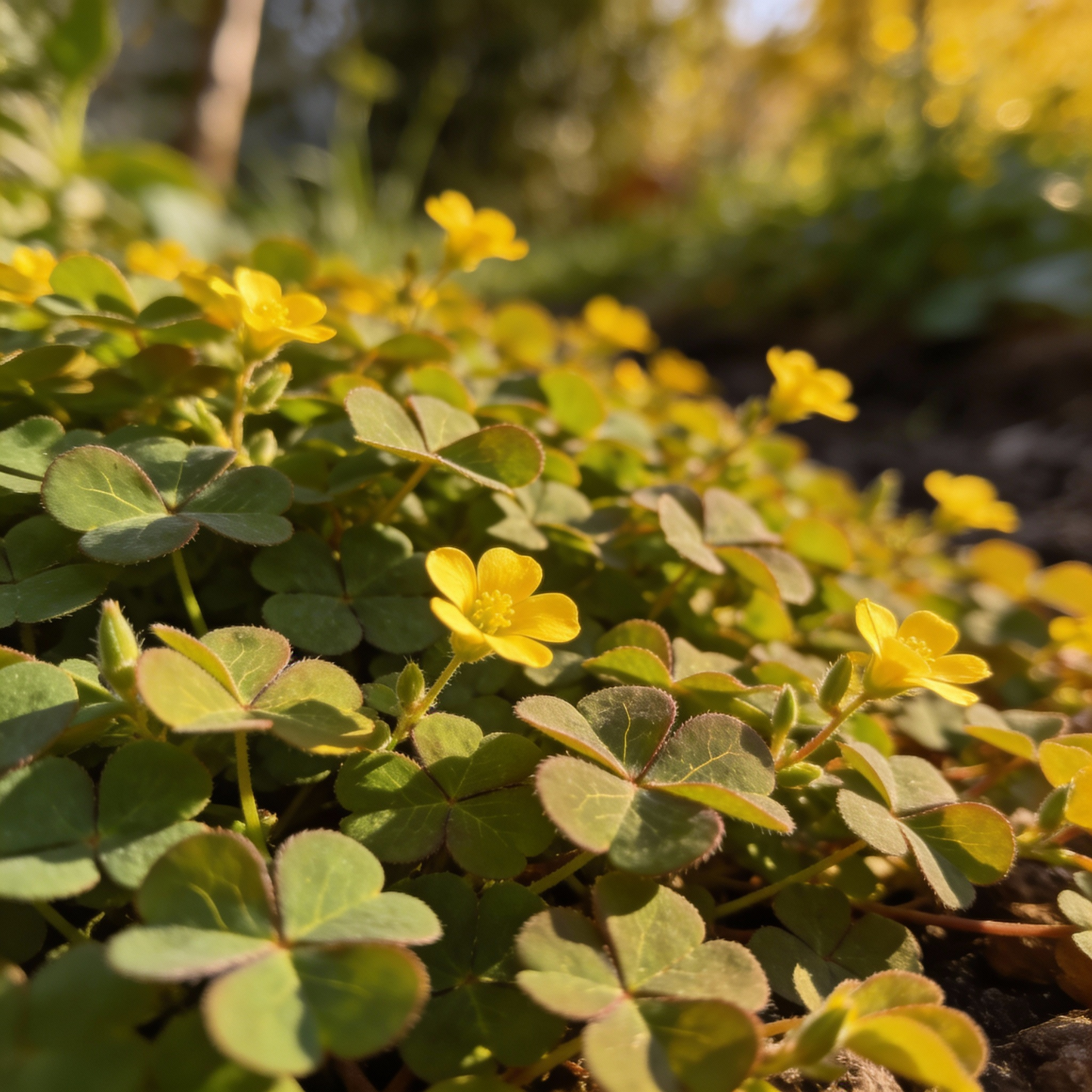 Procumbent Yellow Sorrel Grass Seeds - Sorrel Flower Seeds for Garden
