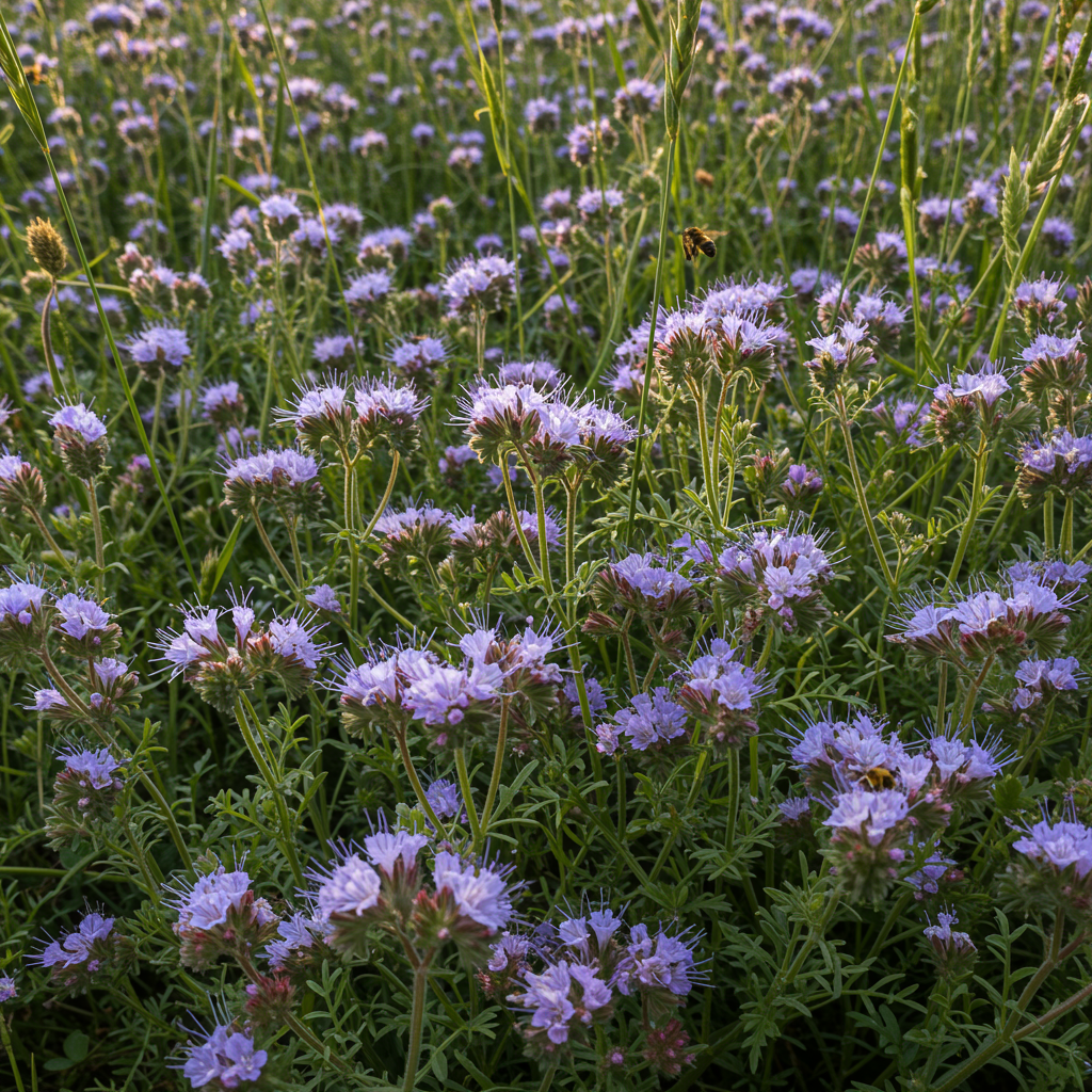 Phacelia Tanacetifolia Seeds - Phacelia Flower Seeds for Garden