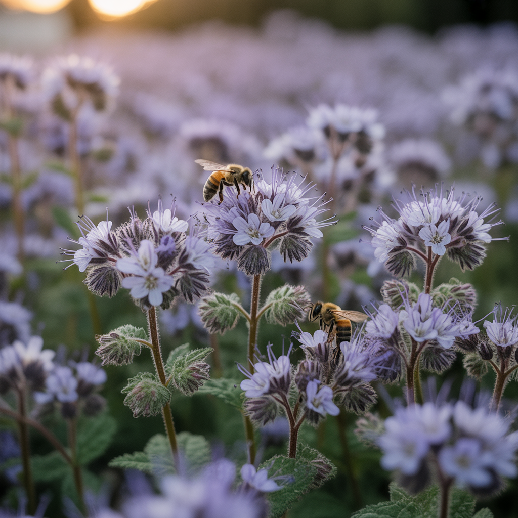 Phacelia Tanacetifolia Seeds - Phacelia Flower Seeds for Garden