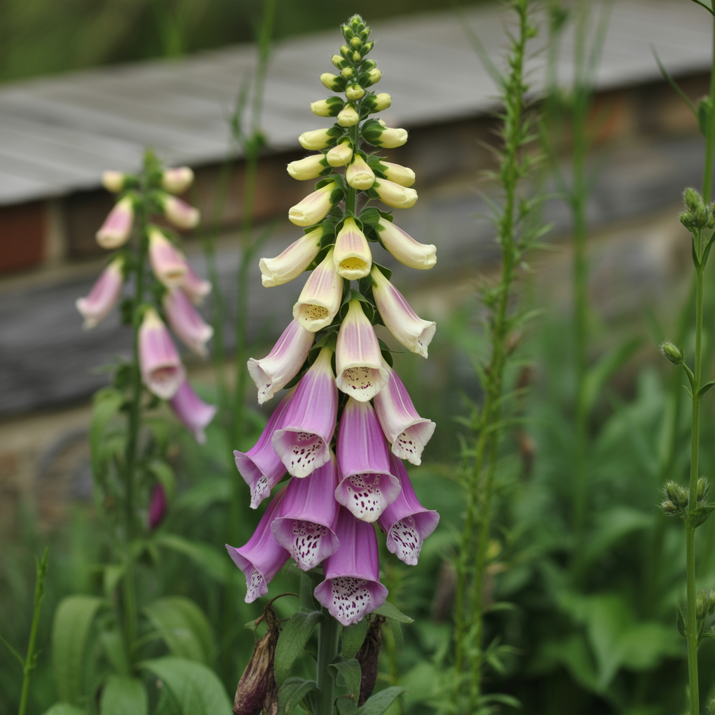 Foxglove Digitalis Purpurea Apricot Seeds - Foxglove Flower Seeds for Garden