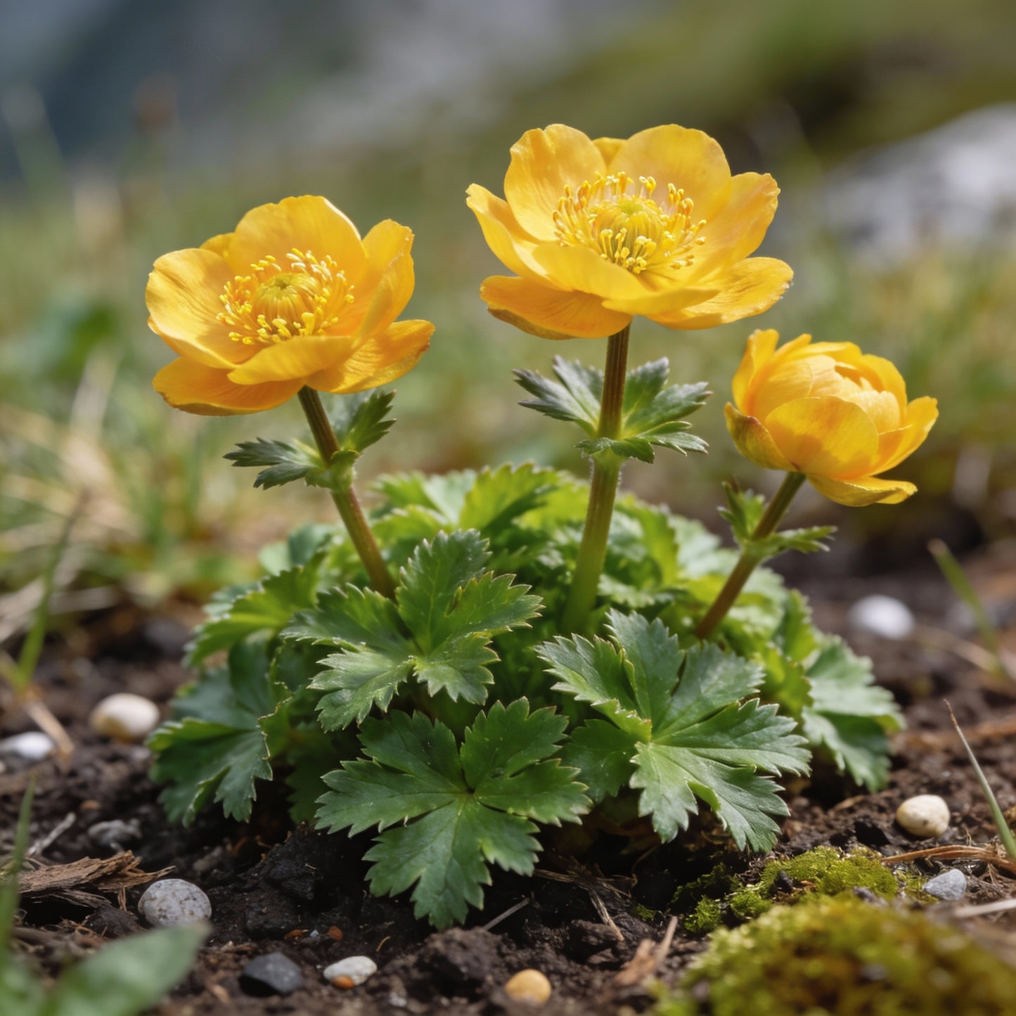 Trollius Pumilus Seeds for Alpine and Rock Gardens