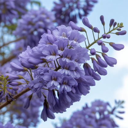 Blue Jacaranda Tree Seeds for Planting – Ornamental Flowering Tree Seeds (20 Seeds)