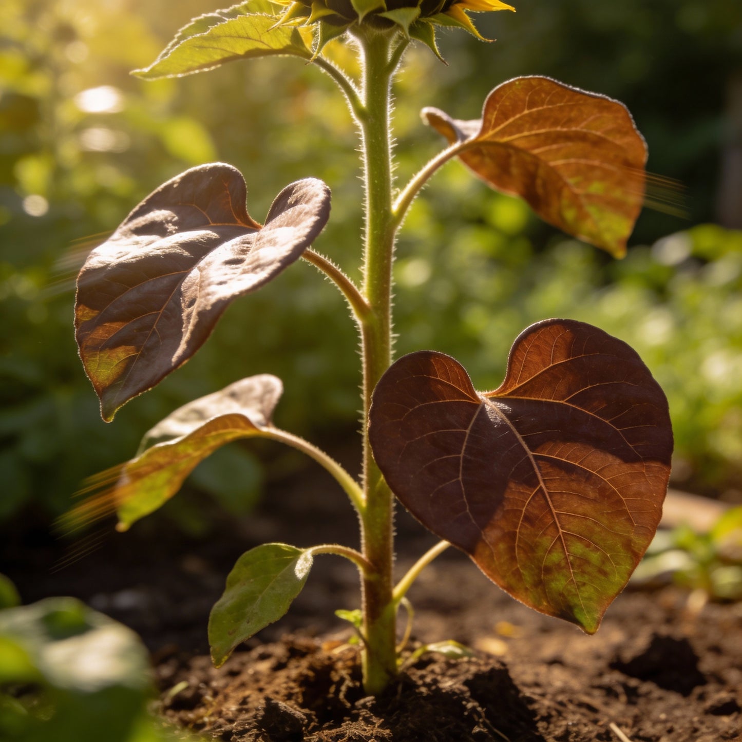 Mahogany Sunflower Seeds for Garden Planting