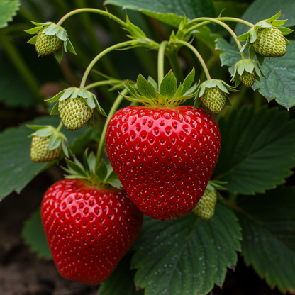 Quinault Strawberry Seeds for Planting – Everbearing Sweet Juicy Berry Fruit Seeds