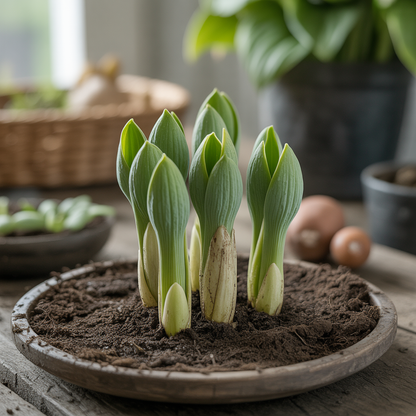 Variegated White Hosta Seeds for Planting – Green Leaves with Elegant White Edges