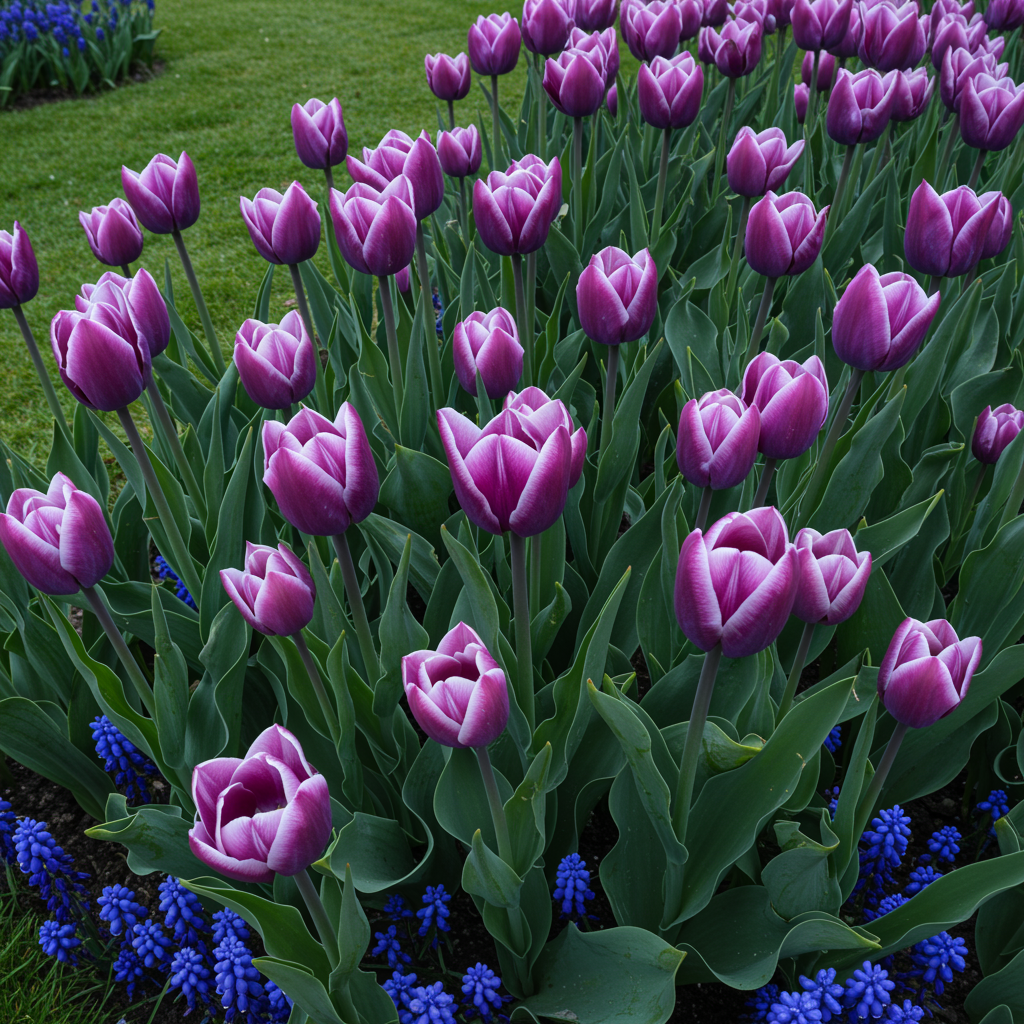 Tulip Artist Bluestone Flower Seeds Unique Spring Garden Blooms