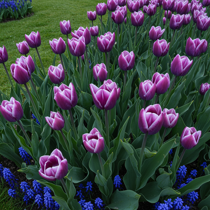 Tulip Artist Bluestone Flower Seeds Unique Spring Garden Blooms