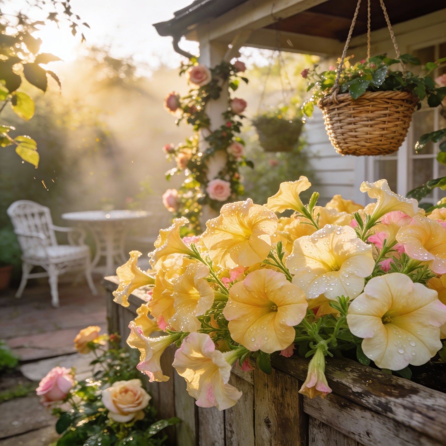 Light Yellow Petunia Seeds for Garden Planting