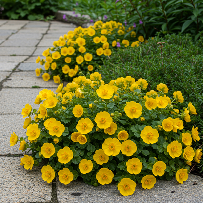 Cap Gold Pocketbook Semi Limestone Flower Seeds for Garden Planting