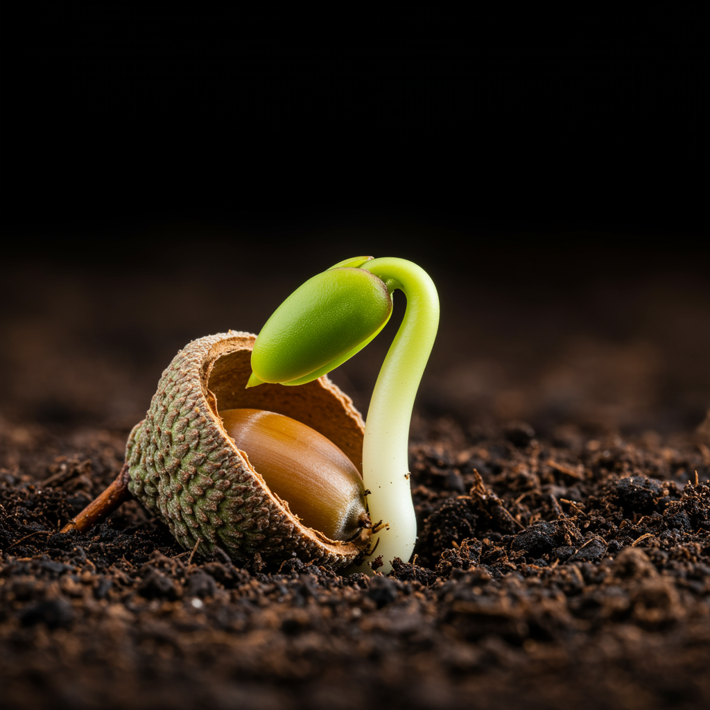 Laurel Oak Tree Seeds (Quercus laurifolia) – Fast-Growing Shade Tree Acorns