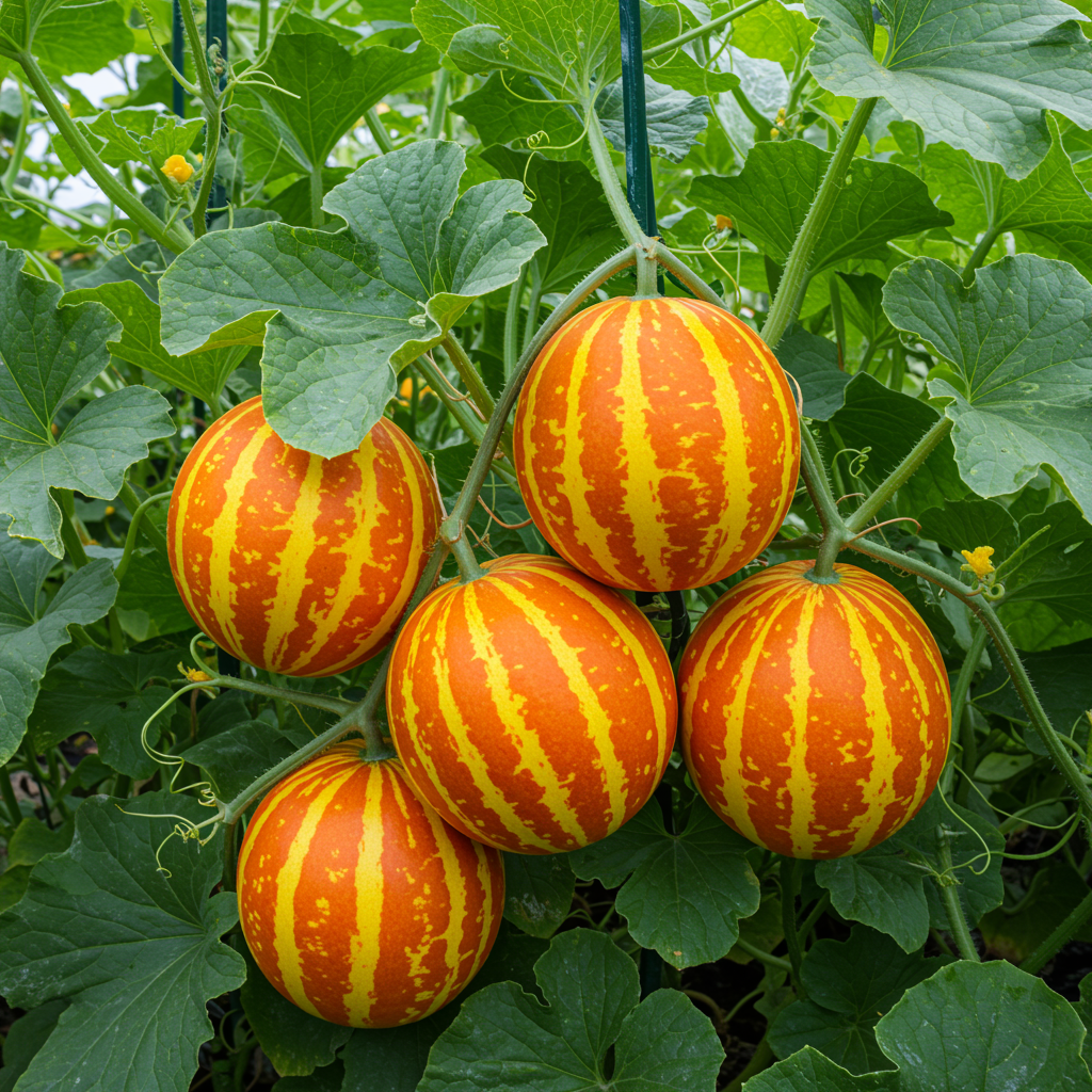 tigger-tiger-melon-seeds-edible-ornamental-muskmelon-vine